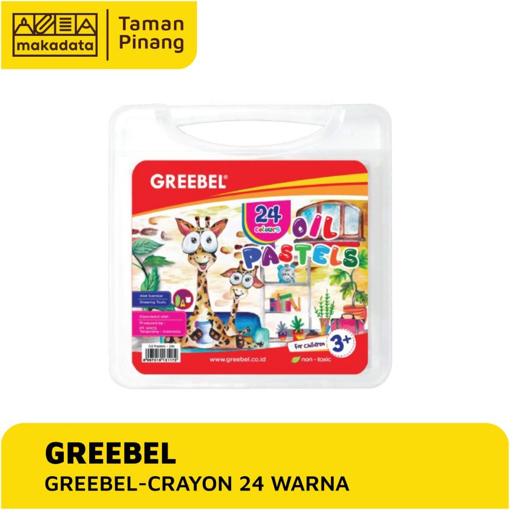 

CRAYON / OIL PASTEL GREEBEL ISI 24 WARNA (1 PCS)