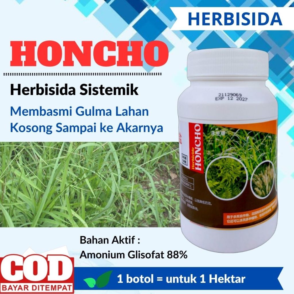 HONCHO HERBISIDA Obat Pembasmi Rumput Liar Ampuh Sampai Akar Herbisida Sistemik Khusus Lahan Kosong