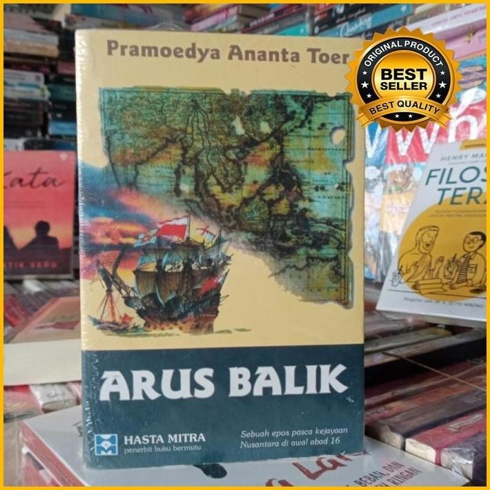 Buku novel Arus Balik Pramoedya Ananta Toer