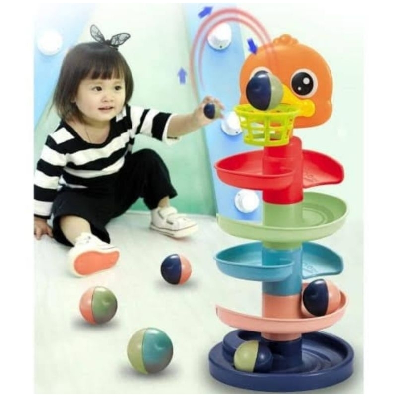 MAINAN BAYI / SELUNCURAN BOLA / ROLLING BALL