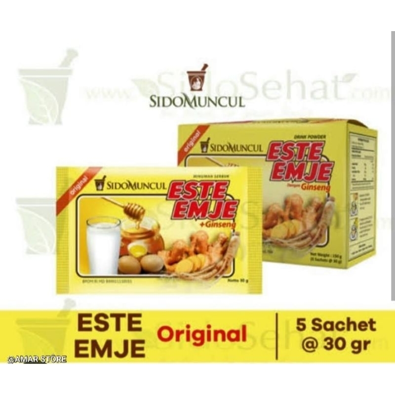

STMJ///ESTEEMJE//150g isi 5 sachets@30g