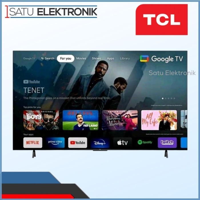 TCL 55P635 Smart TV UHD 55 Inch Android 11