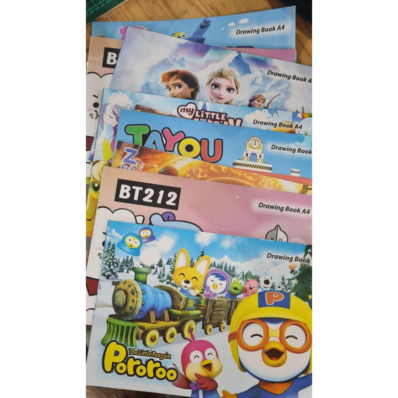

KODE V87W Buku Gambar Fancy A4