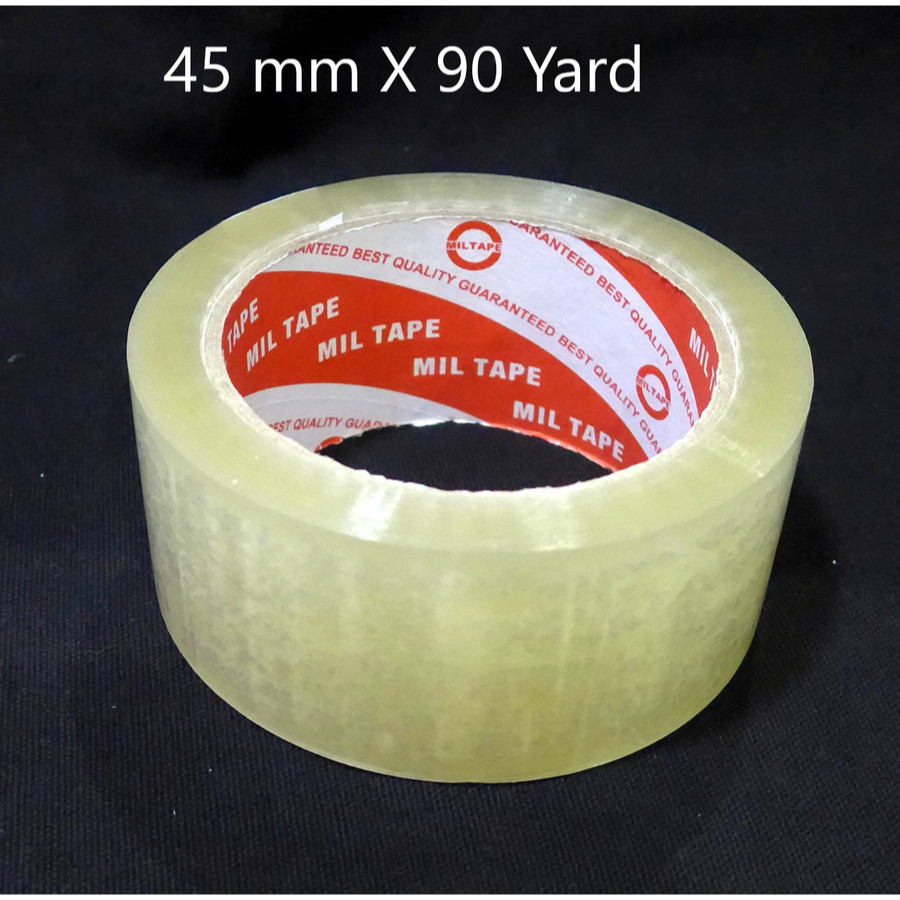 

Lakban Bening / Coklat Miltape 45 mm X 90 Yard (2 inch x 90 Yard)