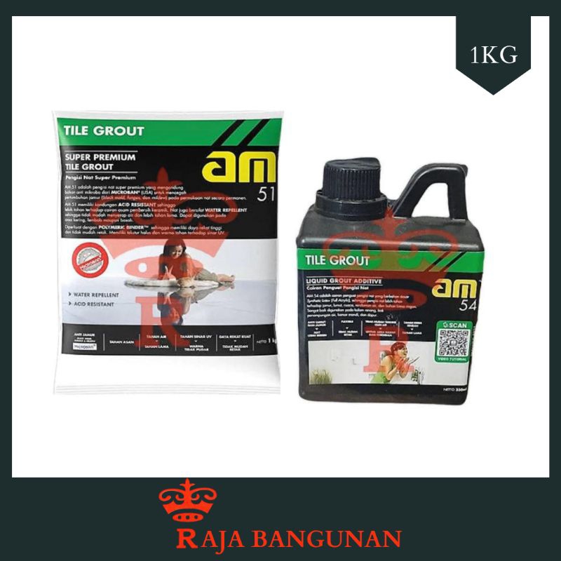 PAKET HEMAT PENGUAT NAT Am 51 & Am 54 Semen Nat / Penguat Nat / Ubin / Lantai / Termurah Harga Hebat