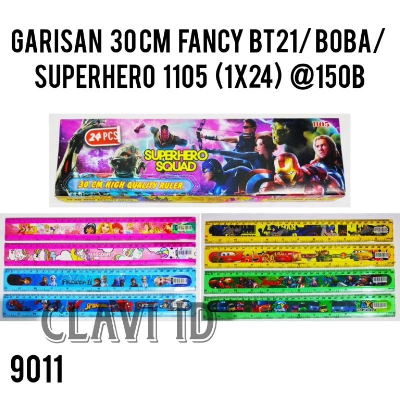 

9011/PENGGARIS 30CM SUPERHERO (24PCS)