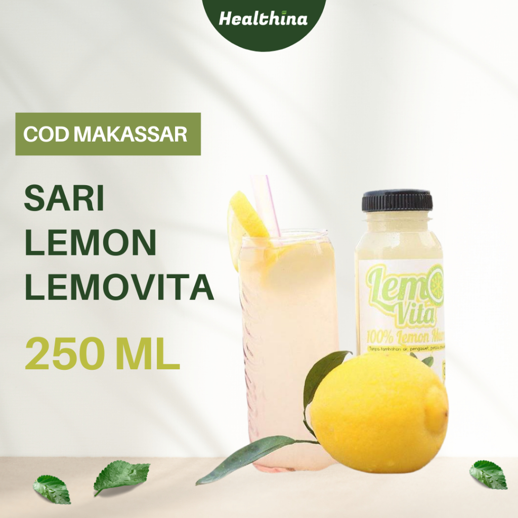 

(COD MAKASSAR) / Sari Lemon Lemovita/ SARI LEMON ASLI 100% / SARI LEMON ASLI / SARI LEMON ASLI UNTUK DIET BPOM / 250 ML