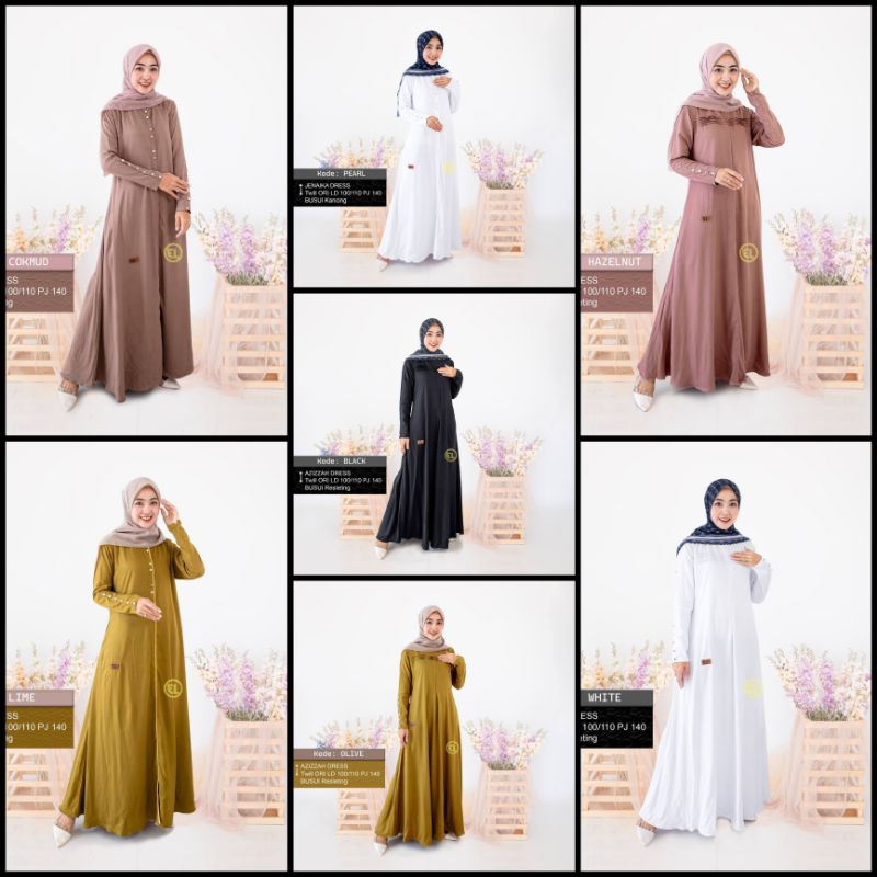 Dress twill ori by Batik Elzhaf_Id