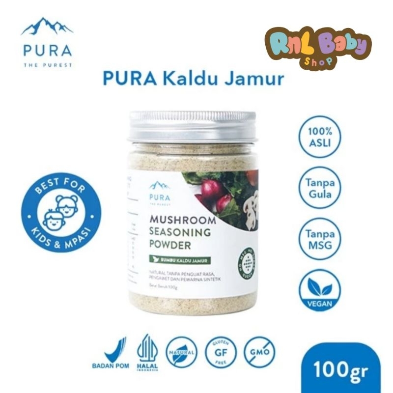

Pura Mushroom Seasoning Powder 100 gr - Kaldu Jamur MPASI Tanpa MSG