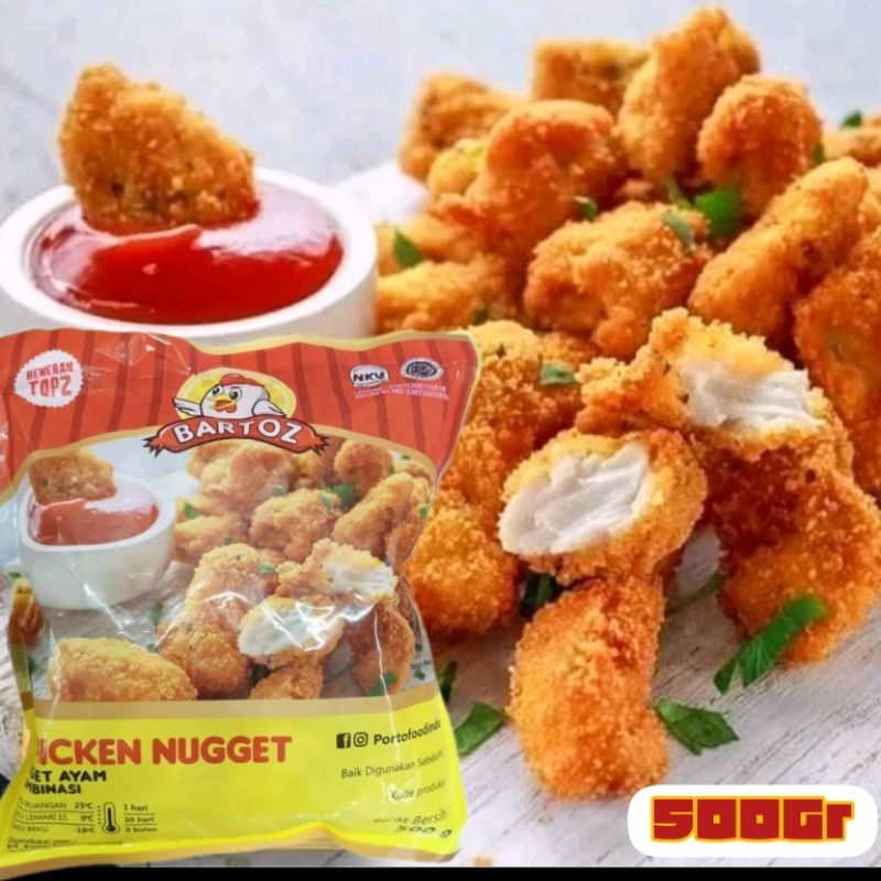 

Naget Ayam Bartoz Chicken Nugget Crispy Kombinasi