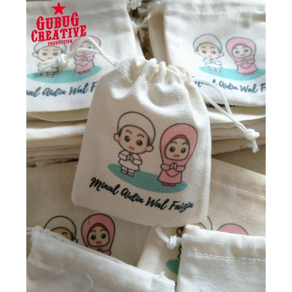 Kantong serut/Pouch serut murah/ souvenir pouch serut