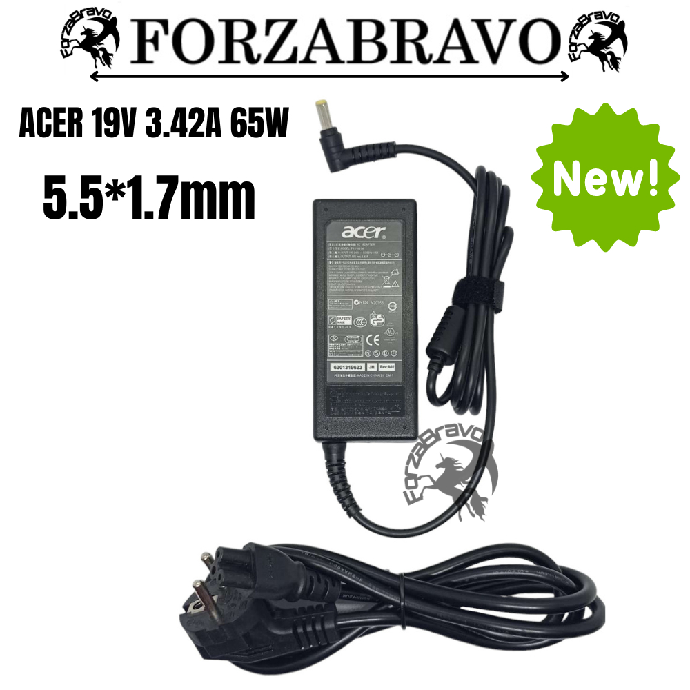 Adapter Adaptor Charger Casan Laptop Acer A13-045N2A 19V 3.42a 65W