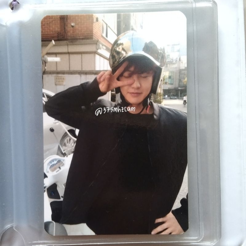 pc / photocard Chanyeol what a life green ver (Chanyeol helm)