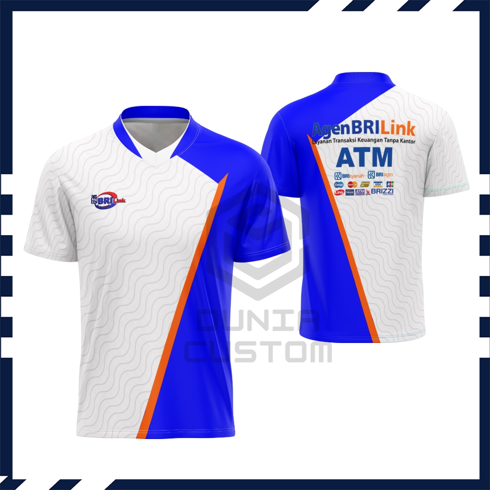 Kaos Agen Brilink | Baju Agen Brilink Bri Lengan Panjang | Kaos Baju Jersey Brimo Fullprint