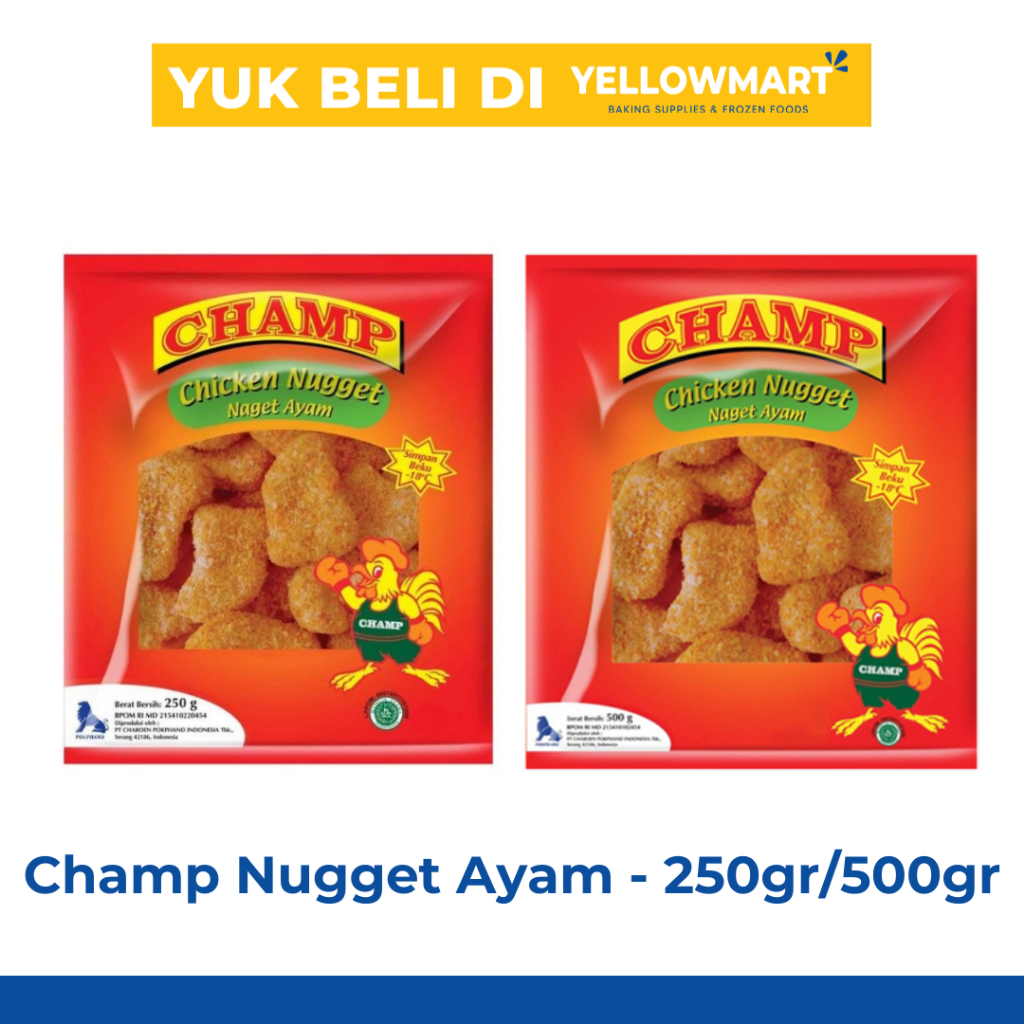 

Champ Chicken Nugget Naget Ayam - 250gr/500gr