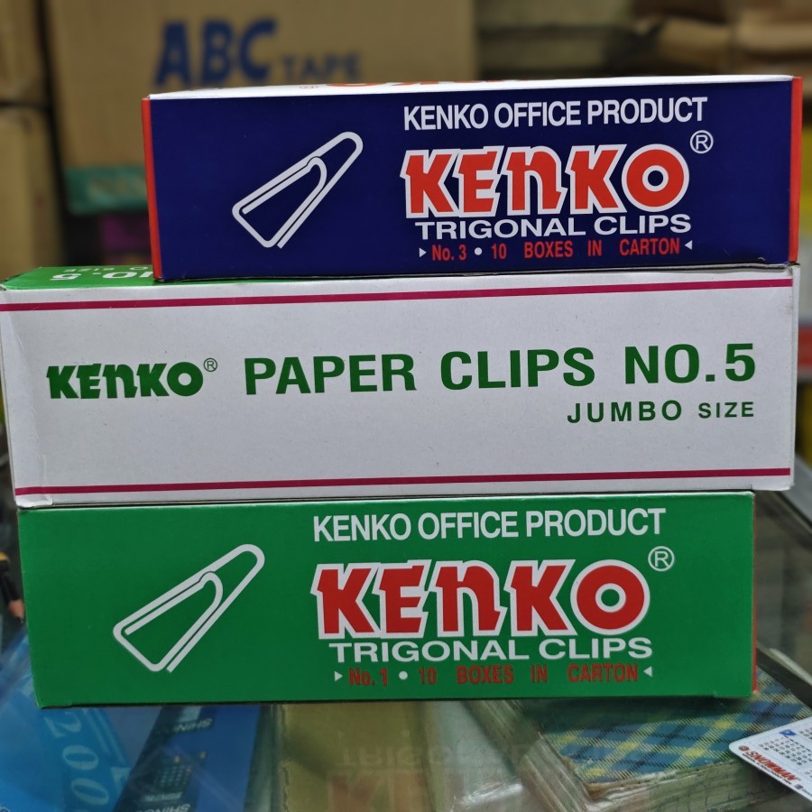 

Paper Clip Kenko no 1, 3, dan 5 (1 Pak / 10 pak kecil)