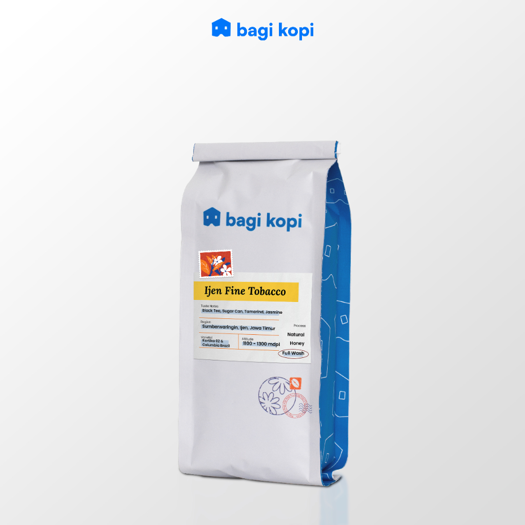 

Kopi Single Origin Arabica IJEN FINE Bagi Kopi - Ijen Full-Wash - Wholebeans 500 gram