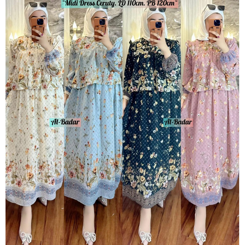 MIDI DRESS CERUTY ETNIC // MIDI MEIJIWANG