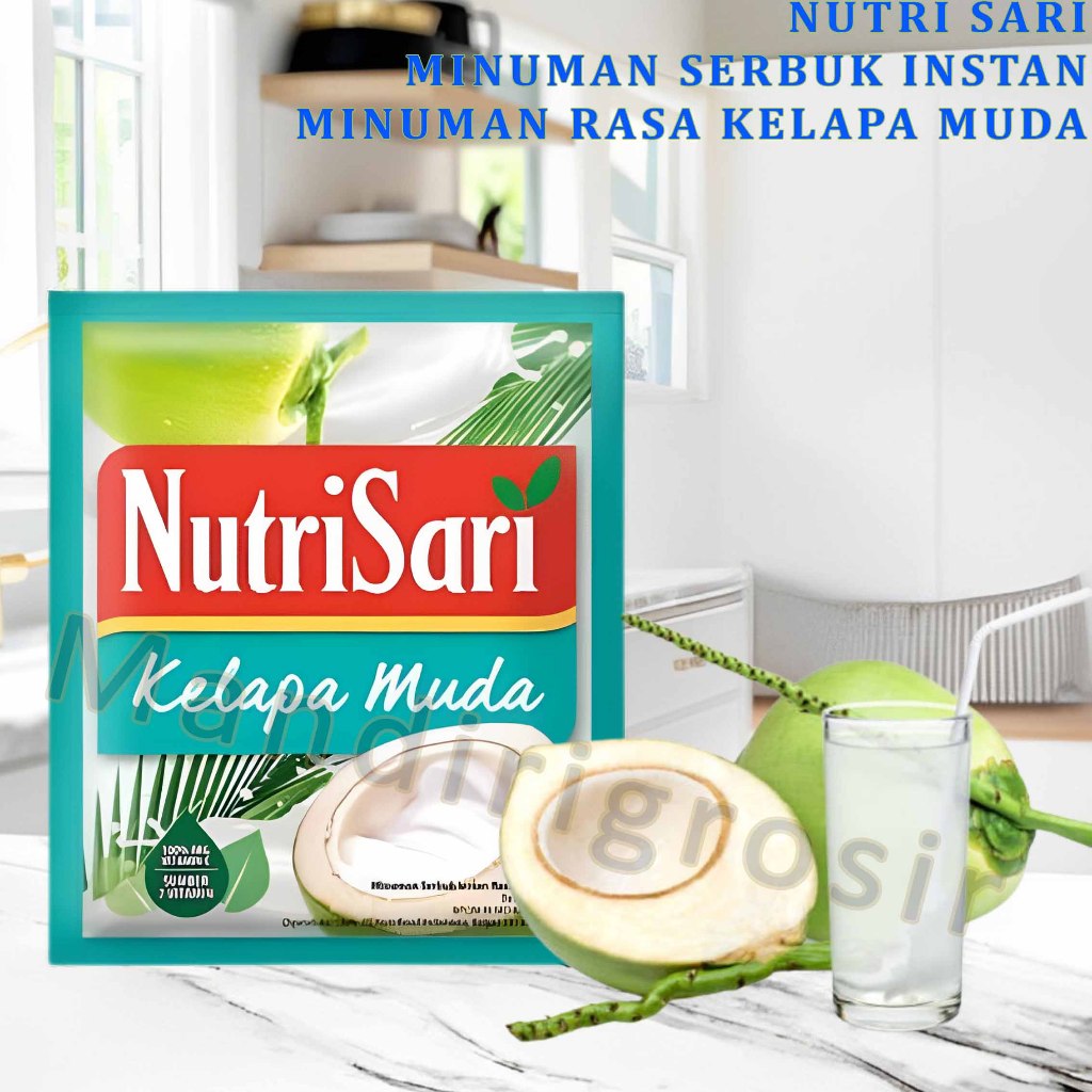 

Minuman Serbuk Instan * Nutrisari * Minuman Rasa Kelapa Muda * 11grx10pcs