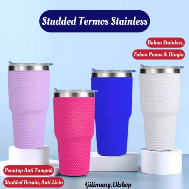 Tumbler Stainless Steel Cangkir Tumbler Kopi Cup Stainless Steel Portabel 900ml• Gilimany •