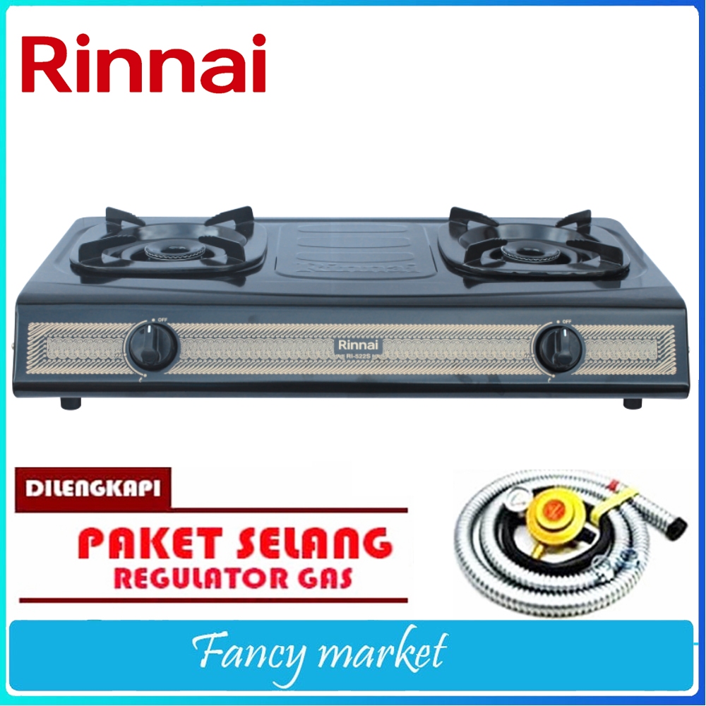 KOMPOR GAS RINNAI RI-522S Kompor Gas 2 tungku (BATIK EDITION)