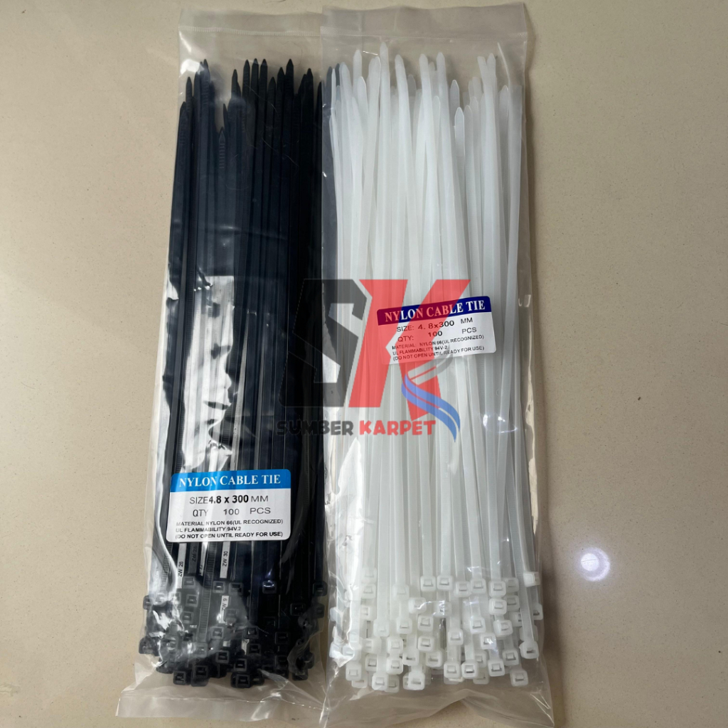 

SK Kabel Ties 4.8 x 300mm (30cm) isi 100 pcs