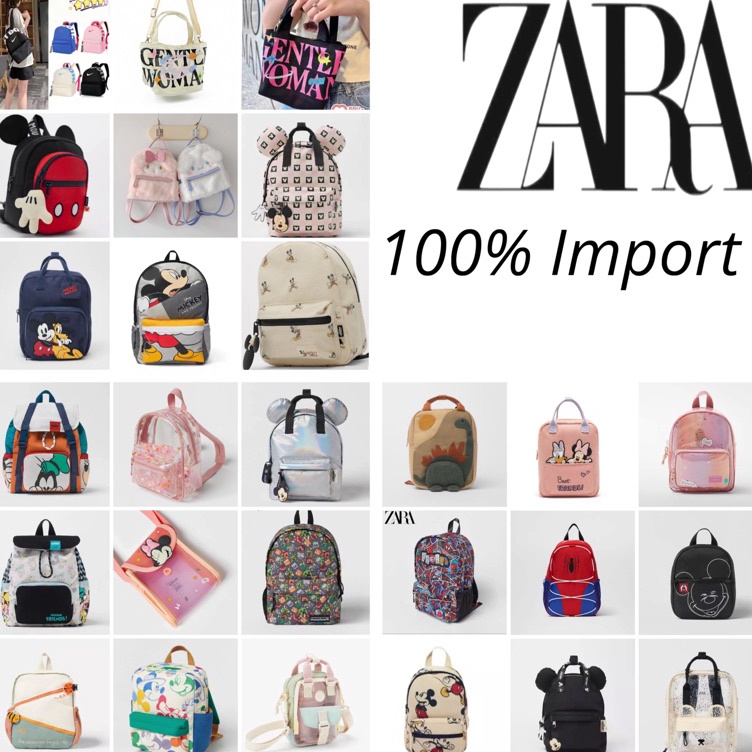 Tas Zara Fashion Import Anak Perempuan Laki Laki 1836 hfc