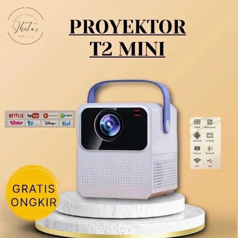 Proyektor t2 mini android