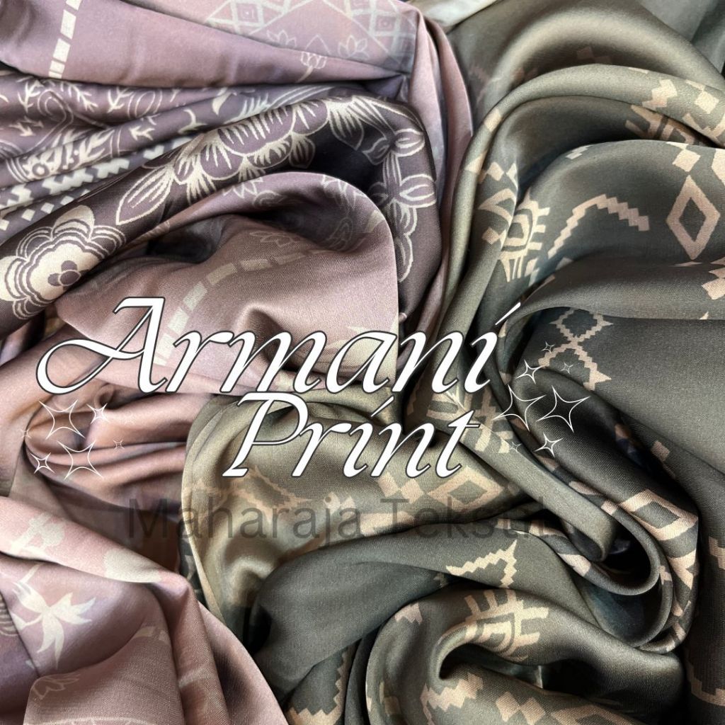 Armani Silk Print / Armani Print / Armani Motif / Silky Print / Armani Print Motif / Silk Motif