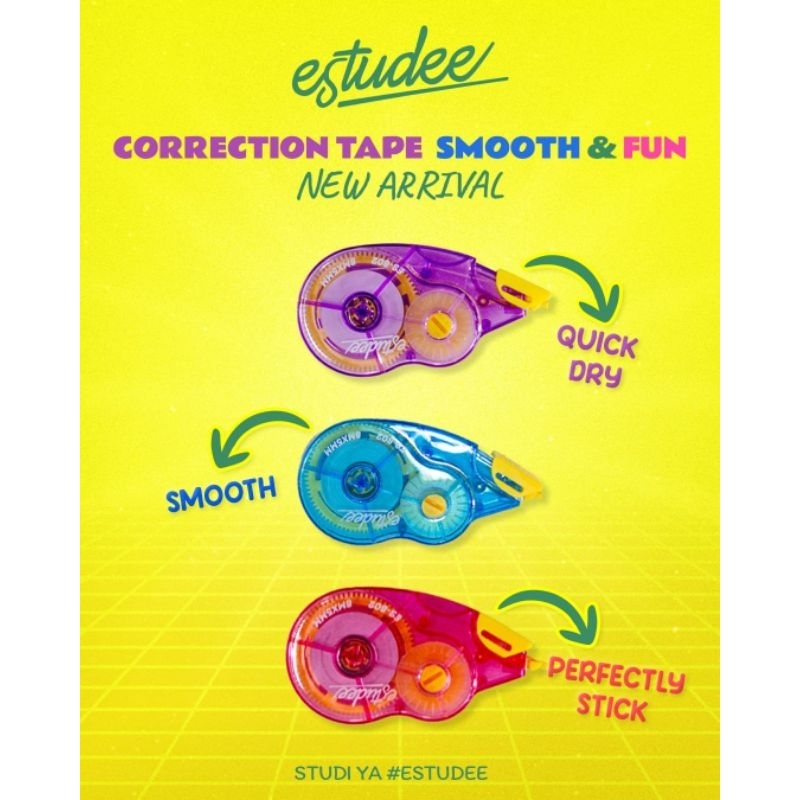 

Estudee Correction Tape Smooth & fun