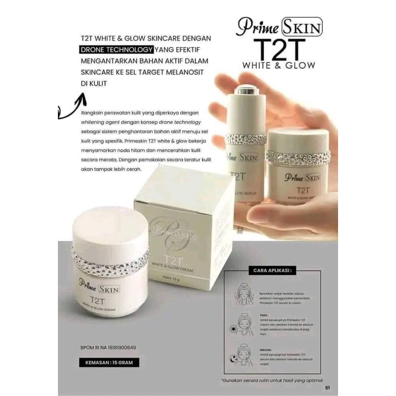 T2T Cream dan serum Hwi / perawatan wajah