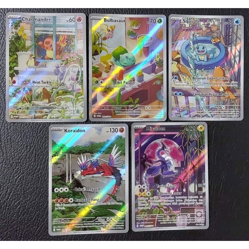 Kartu Pokemon TCG - Complete Set Promo Harta Berkilau (SV4a) 5pcs