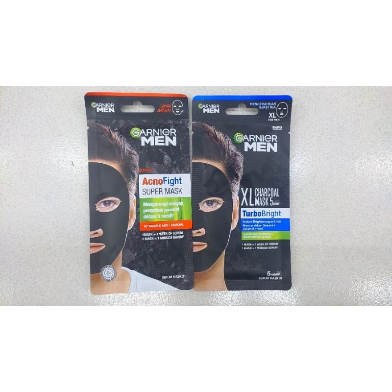 Garnier Men Mask Turbo Bright/Acno Fight 24