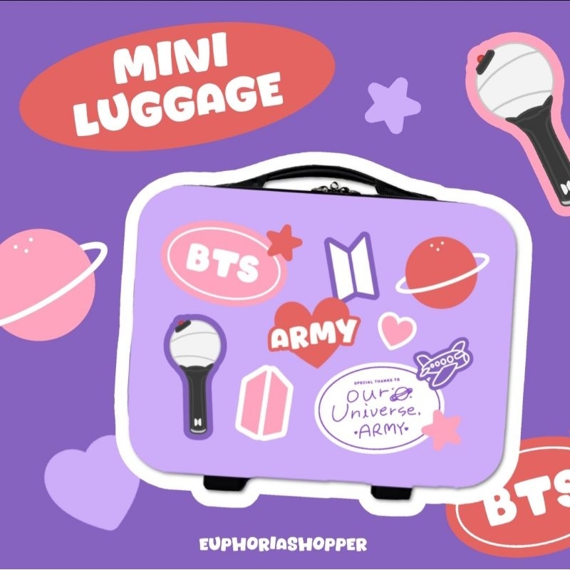 mini koper luggage BTS by euphoriashopper