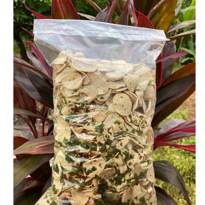 

Basreng viral koin original daun jeruk 250gram