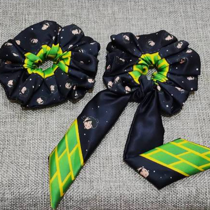 JUJUTSU KAISEN GETO SUGURU Fan - Made Merchandise Scrunchie Ikat Rambut