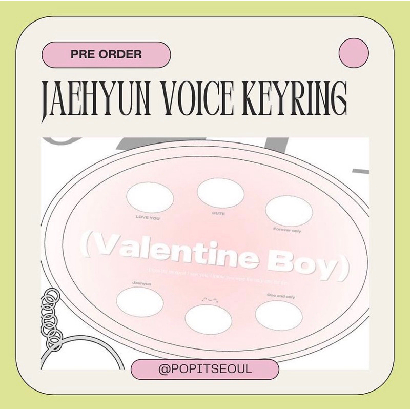 [PELUNASAN] NCT JAEHYUN KEYRING VOICE