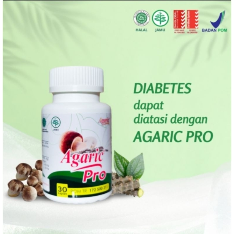 AGARIC PRO ORIGINAL 100% isi 30 kaplet Resmi BPOM
