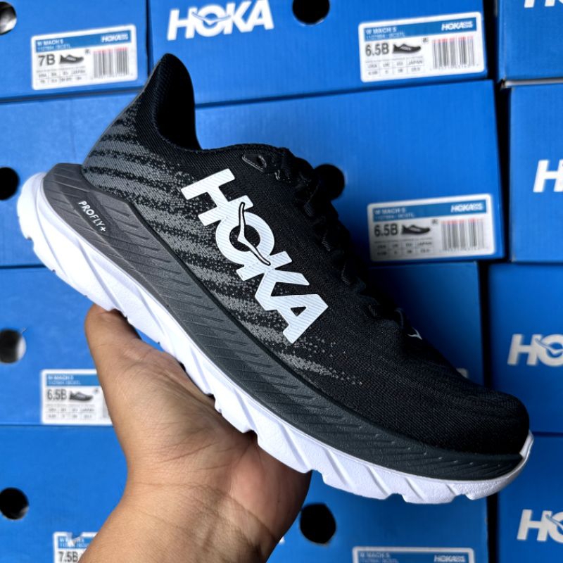 HOKA W MACH 5 RUNNING FOR WOMENS ORIGINAL BNIB (1127894 BCSTL)