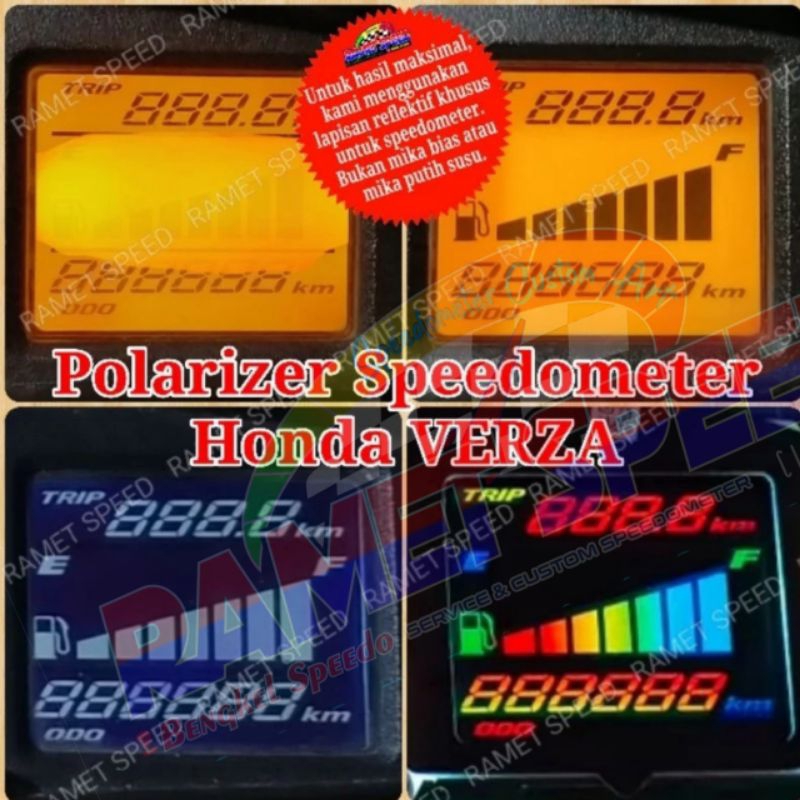 Polarizer lcd Speedometer Honda Verza 150