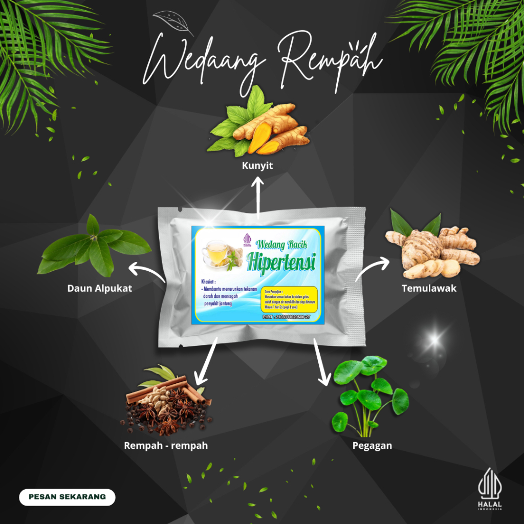 

WEDANG HIPERTENSI WIJAYA MW ISI 10 BKS KHAS SOLO INCLUDE GULA