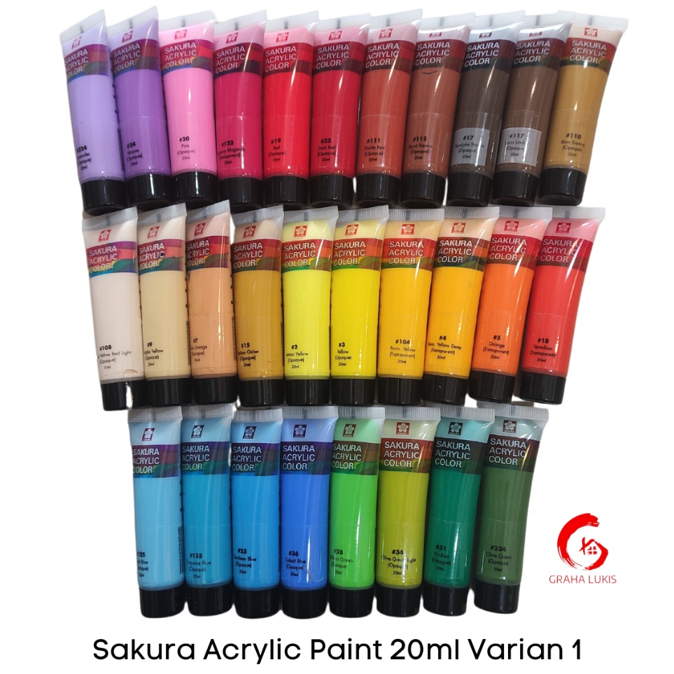 

KODE X82O Sakura Acrylic 2ml Satuan Tersedia 58 Warna Varian 1