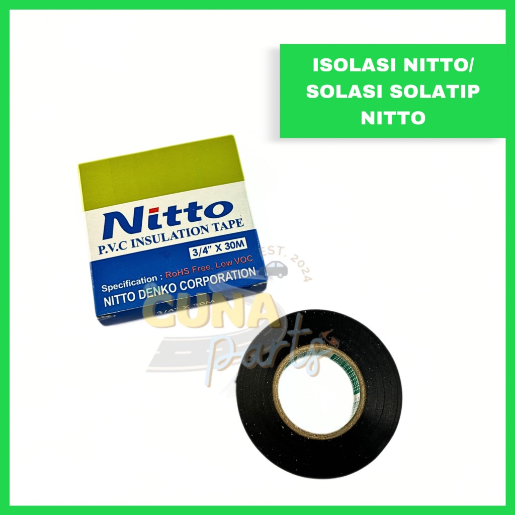 Isolasi Nitto/Tape/Solatip Nitto [Cuna Parts]