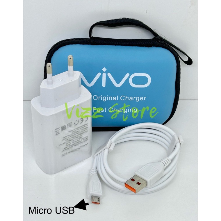 Harga Bersahabat Charger Vivo Original Charger Fast Charging Kabel Micro  Type C Plus Dompet