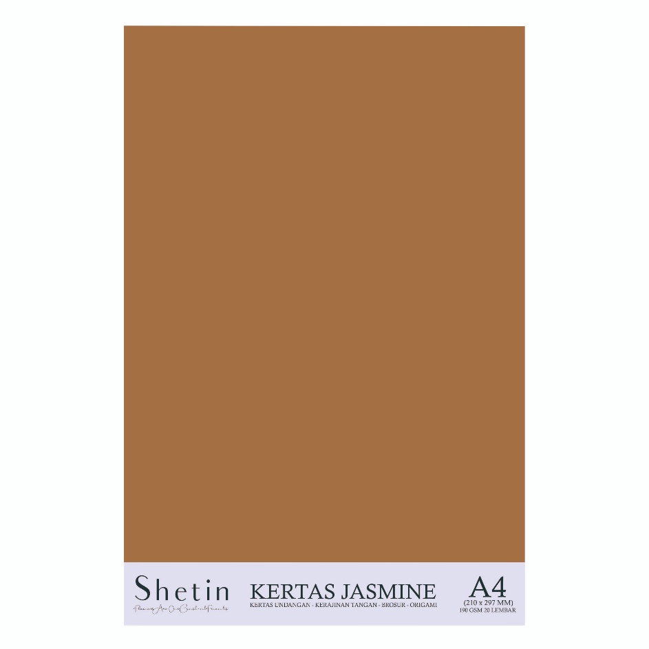 

Hemat Khusus Shetin Kertas Jasmine A4 Cokelat Muda Bronze 22 Gsm Paper Flower Undangan Bunga kertas