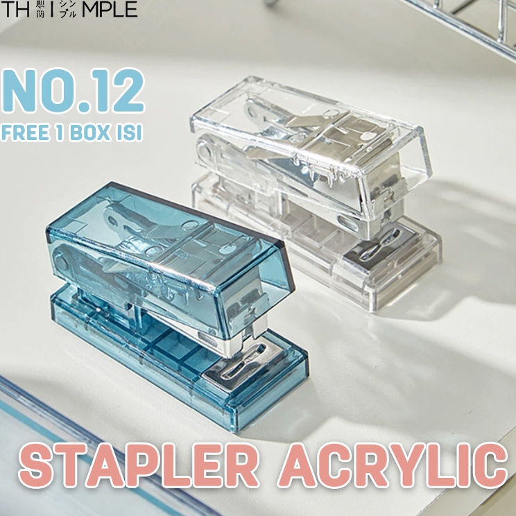 

Pusat Terbaru NO12 Stapler Sisi staples 1PCS Staples Mini Stapler Ukuran Kecil THIMPLE