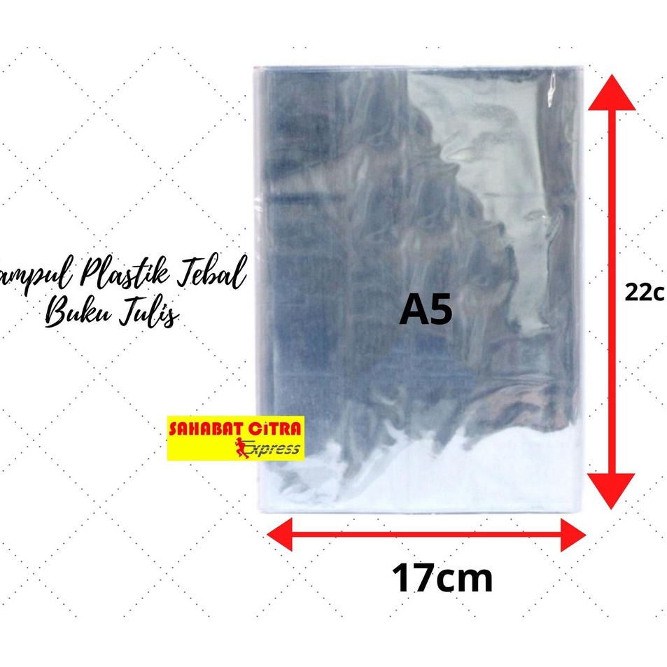 

Promo Terbatas SAMPUL BUKU TULIS PLASTIK TEBAL MIKA A5 KWARTO