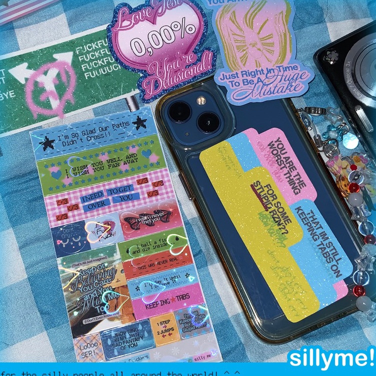 

ORDER NOW sillyme PELUNASAN keeping tabs sticker sheet