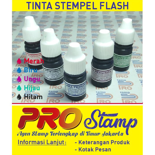 

Hadir Terjamin Tinta Stempel Flash 5ml BiruBiru TuaMerahHitamUnguHijau