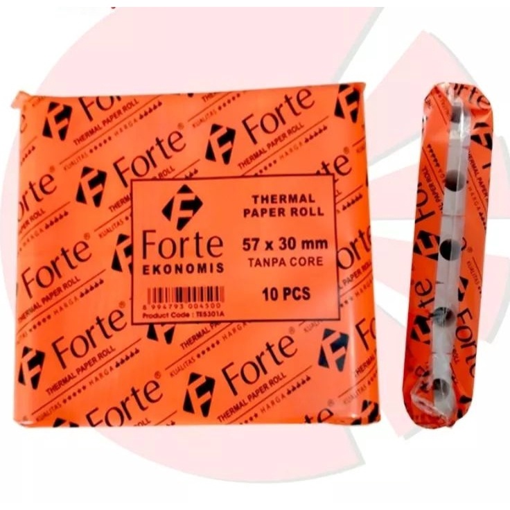 

Kualitas Terbaik Kertas Thermal Forte 57x3 1 Roll Economies kertas struk kasir Edc